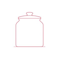 Objects Jars Tins Ikea Vardagen Jar 64 Oz Sketch Drawing Svg, Free Vectors File